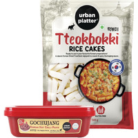 urban platter Classic Korean Gochujang, 170G + Korean Tteokbokki Rice Cakes, 500 G Combo Pack,0.7 Kg