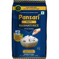 Pansari Tasty Tibar Basmati Rice with Great Taste and Aroma|Broken Rice and Fortified|Perfect fit for Everyday Consumption Basmati Rice- 5kg