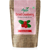 Agile Organic Whole Dried Cranberries 1kg- Cranberry Dry Fruit | Non -GMO, Gluten Free & Vegan Dried Berries (Healthy Snack 1000 grams) Imported From USA Dried Cranberry