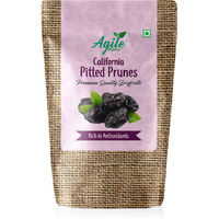 Agile Organic California Pitted Prunes - 1kg / 35.3oz | Imported Premium Dry Fruit | Unsweetened | 1 Kg Dried Plums | No Added Sugar | High in Fiber