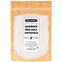 Urban Platter Arabian Sea Salt Crystals, 500g [Unrefined | Non-iodised | Impurity Free | Optically Sorted | Natural Sea Salt | Use for Pickling, Scrubs, Herbal infusions]