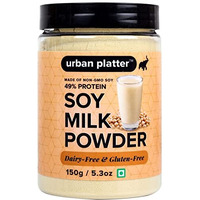 Urban Platter SOYA Milk Powder, 150g / 5.3oz [Plant-Based / Milk Alternative, Non-GMO & 49% Protein]