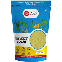 IndicWisdom Khandsari Sugar 800gm | Unprocessed/Unrefined or Raw Sugar | Desi Khand | No Sulphur Processing or Chemical Additives
