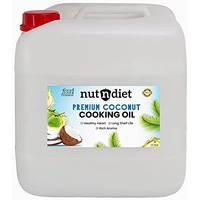 nutndiet Premium Edible Coconut Oil For Cooking, CAN 15 Litre