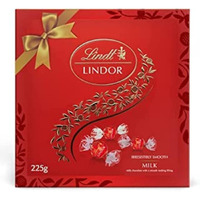 Lindt Lindor Milk Cornet Chocolate Festive Gift Pack - 225g (18 cornet balls)