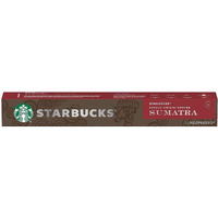 Starbucks Single Origin Sumatra Coffee Dark Roast Coffee Capsule by Nespresso Intensity 10, 55g