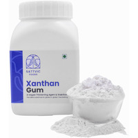 Sattvic Foods Xanthan Gum (350 g) Gluten-Free Stabilizer, Emulsifier & Vegan Thickener | NON-GMO | Keto-Friendly | Essential in Gluten-Free Baking, Use in Gravies, Sauces, Salad Dressings