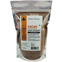 Sattvic Foods Artisanal Cacao Powder (200 g) Produced from Non-Alkalized Cacao beans | Unsweetened | Sourced from Kerala | High in Antioxidants | Use in Baking, Smoothies, Truffles