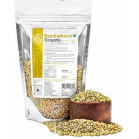 Sattvic Foods Buckwheat Groats (Kuttu Giri) (250 g) | Hulled, Dehydrated & Ozonated | Gluten-Free Buckwheat Whole Grain | Use Instead of Rice, in Salads, Granola Bars or Grind into Buckwheat Flour