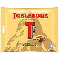 Toblerone Swiss Milk Chocolate with Honey & Almond Nougat 200 Grams