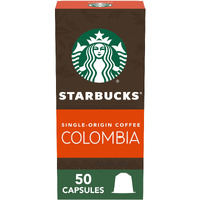 Starbucks Single - Origin Coffee Colombia by Nespresso, 2.01 oz  57 g, 5 Pack