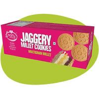 Early Foods Organic Multi-grain Millet Jaggery Cookies - Kids Snack 150gms