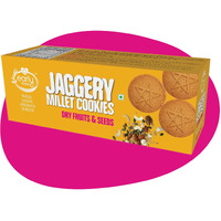 Early Foods Organic Dry Fruit Jaggery Cookies - Kids Snack 150gms