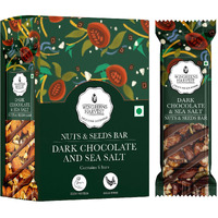Wingreens Harvest Nuts & Seeds Energy Bars - Dark Chocolate & Sea Salt - 180 g (Pack of 6 x 30g), Almonds, cashews, pumpkin seeds & Dry Fruit, Healthy Protein Snack Bars, All Natural, Plant Based