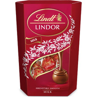 Lindt Lindor Milk Chocolates Box 137.5 Gm Gift - Chocolate Balls With A Smooth Melting Filling