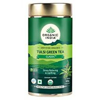 Organic India Classic Tulsi Green Tea, Loose Leaves, 100 gm