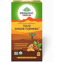 Organic India Tulsi Teas - 25 Tea Bags (Tulsi Ginger Turmeric)