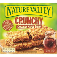 Nature Valley Canadian Maple Syrup Cereal Bars, 210g