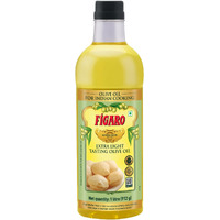 Figaro Extra Light Tasting Olive Oil- Ideal for All Indian Cooking- Suitable for Deep Frying- Imported from Spain- 1L