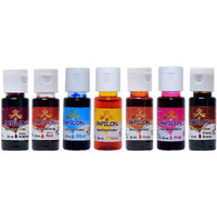 PAPILON FOOD FLAVOURS & COLOURS Shades Of Liquid Food Color (20 Ml X 7 Bottle)