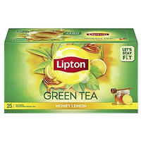 Lipton Honey Lemon Green Tea Bags, 25 Pieces