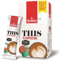 Continental THIS Cappuccino 3 in 1 Premix Instant Coffee 132g (22g*6 Sachets)