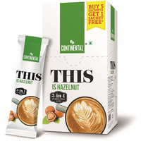 Continental THIS Hazelnut 3 in 1 Premix Instant Coffee 132g (22g*6 Sachets)