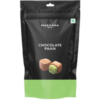 Mazaana Chocolate Paan 80g | Real Paan | Mouth Freshner | Pure Chocolate, No Compound | Enrobed in Fine Dark Chocolate | (1)