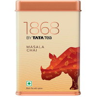 1868 by Tata Tea Masala Chai | Assam Masala Black Tea | An Aromatic, Spicy & Full of Flavour Premium Black Tea | 100g