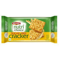 Britannia NutriChoice Sugar Free Cracker Biscuits Pouch, 300 g