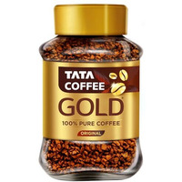 Tata Coffee Gold Original, Instant & Pure Coffee Jar, Granule, 95 gram