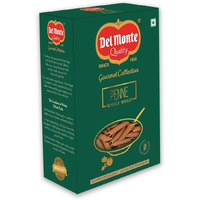 Del Monte Penne Rigate Pasta | 100% Whole Wheat | High Protein, Cholesterol Free, 0% Trans Fats, 500 Gram