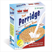 YUM YUM High Fiber Instant Roasted Porridge Sugar Free with Proteins & Vitamins  400gm (Pack of 2-200g Each) Nutritious Breakfast Cereals, (Daliya/Dalia)