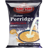 YUM YUM High Fiber Instant Roasted Porridge Honey Flavor with Proteins & Vitamins  900g (Pack Of 1) Nutritious Breakfast Cereals, (Daliya/Dalia)