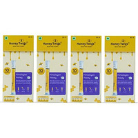Honey Twigs Himalayan Multiflora Honey | 100% Natural & Pure Honey, 320gms (40 Single Sachets - 80g x 4 Packs) | Grade A Himalayan Honey - Traceable Source | Zero Additives | Zero Added Sugar