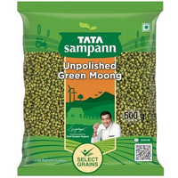 Tata Sampann Unpolished Green Moong Dal (Whole), 500g