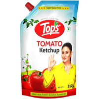 TOPS Tomato Ketchup Spout -850 gm Spout | Made with the goodness of juicy hand-picked tomatoes| No Added Colour & Flavour