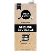 Urban Platter Almond Milk, 1 Litre [Unsweetened | Dairy-Free | Plant-Based]