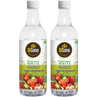 DiSano Naturally Brewed White Vinegar Bottle, 1000ml (2 X 500ml)
