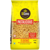 DiSano Pastalicious 100% Durum Wheat Macaroni Pasta, Elbows, 500 grams