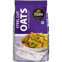 DiSano Steel Cut Oats, Diet Food for Weight Loss, Breakfast Cereal, Gluten Free, 1kg