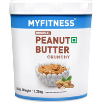 MYFITNESS Original Classic Peanut Butter Smooth 1.25kg | 25g Protein to Boost Energy | Healthy Nut Butter Spread | Vegan | Cholesterol Free, Gluten Free | Zero Trans Fat | Peanut Butter Crunchy