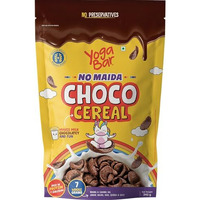 Yogabar Multigrain Chocos Cereal for Breakfast, Zero Maida, Delicious Chocolate Chocos for Kids & Adults, Protein Food, 0 Added Preservatives, Contains Jowar, Bajra, Ragi, Quinoa & Oats, 345g