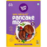 Yogabar Pancake Mix, Chocolate Pan Cake Mix Powder, 0 Maida, 0 Preservatives, Goodness Of Jowar, Oats, Healthy Breakfast For Children, Easy To Make Sunday Breakfast,150 Gm, Pack Of 1