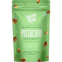 Yogabar Premium Pista 200g|Roasted Salted Pista|Crunchy Pistachios|Tasty & Healthy Nuts Dry Fruits|Rich in Protein, Fibre, Gluten Free & Low Calories|Healthy Snacks|Dry Fruit Gift Pack