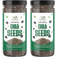 GreenFinity Raw Chia Seeds, Calcium and Protein Rich Superfood 175g (Pack of 2-350g)