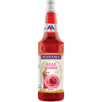 Manama Rose Falooda Syrup | Mixer for Mocktails, Cocktails, Drinks, Juices, Beverages | Non Alcoholic Mix 750ML Bottle