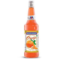 Manama Orange Syrup | Mixer for Mocktails, Cocktails, Drinks, Juices, Beverages | Non Alcoholic Mix 750ML Bottle