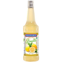 Manama Limette (Lime Juice) Syrup | Mixer for Mocktails, Cocktails, Drinks, Juices, Beverages | Non Alcoholic Mix 750ML Bottle