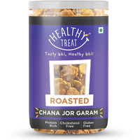 Healthy Treat Roasted Chana Jor Garam Snacks 200 gm | Oil-free Snack | Ready-to-eat | Healthy Snacks | Low in calories | High in protein | Roasted Snack